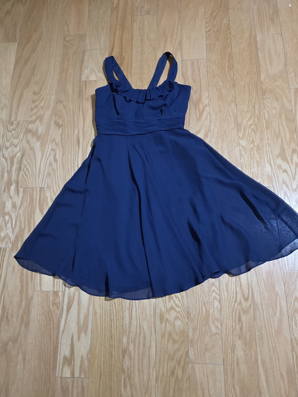 David's Bridal Navy Blue Night Gown, Ladies, Size 8.